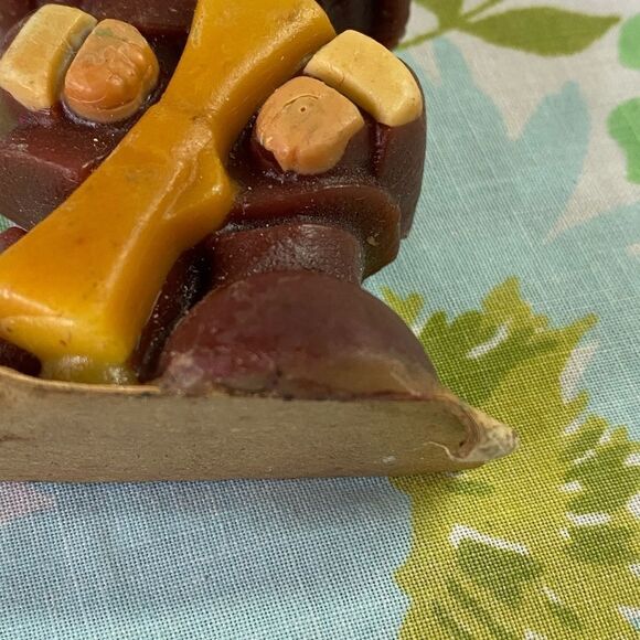 Vintage Pilgrim Pair Thanksgiving Candles, W&F Manufacturing - Picture 7 of 9